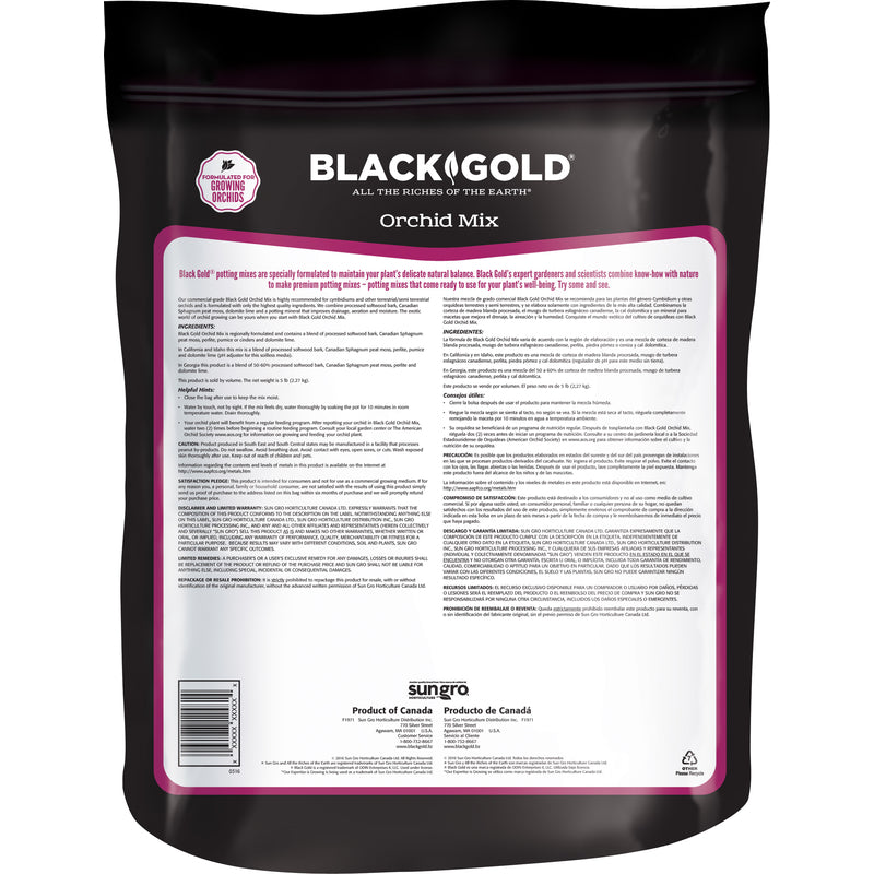 Gro Sun Gro BLACK GOLD Orchid Mix 8 Qt 1411402 8QT P – ThePaintStore.com
