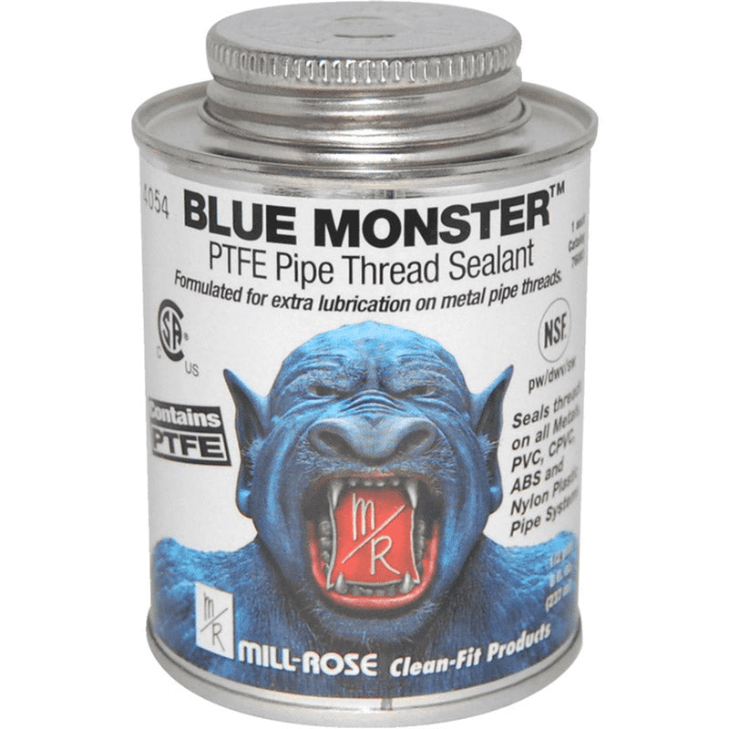 Blue Monster White Pipe Thread Sealant 8 Oz Can