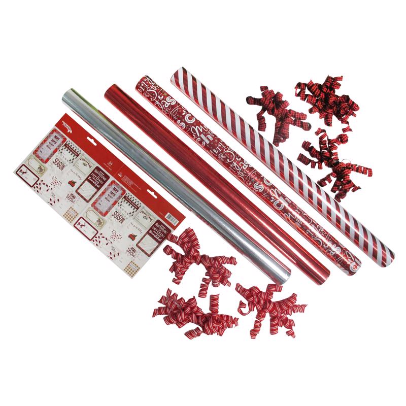 Paper Image Assorted Holiday Gift Wrap Kit C7RWBTGK – ThePaintStore.com
