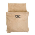 CLC 1-Pocket Suede Tool Pouch shown empty on a white background.