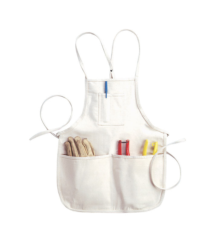 CLC Heavy Duty 4 Pocket Canvas Cotton Bib Apron C44