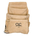 CLC Suede 10- Pocket Nail & Tool Bag shown empty on a white background.