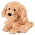 Warmies CP-DOG-3 Plush Golden Dog  toy with a soft texture on a white background