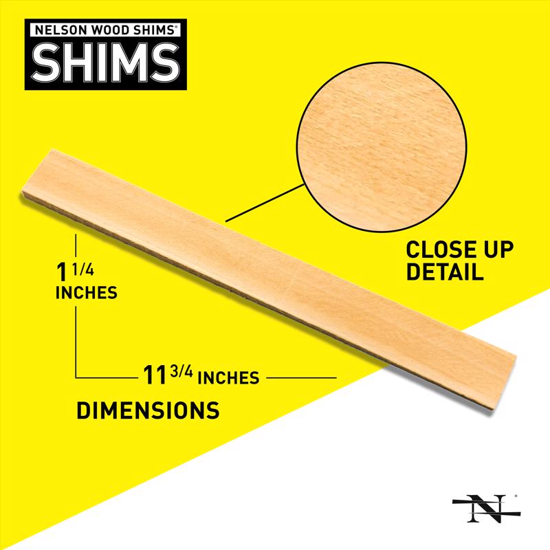 Nelson 12" Contractor Wood Shims 42-Pack CSH12SW-42-50-5