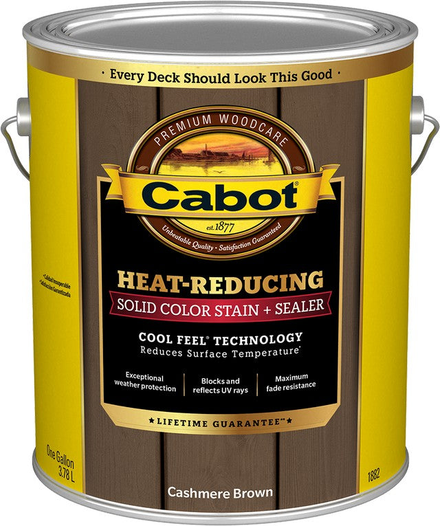 Cabot Heat-Reducing Solid Color Stain and Sealer