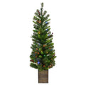 Celebrations 4 Ft Slim LED Entrance Christmas Tree TMPPT4BOWWA