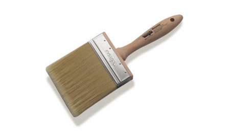 Corona Majesty 20380 Paint brush with wooden handle and metal ferrule on a white background