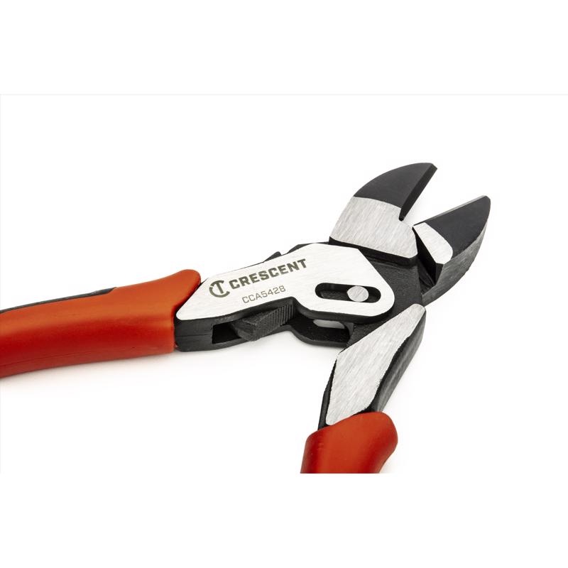 Crescent 8 In. Pivot Pro Diagonal Compound Action Dual Material Cutting Plier CCA5428 blade view