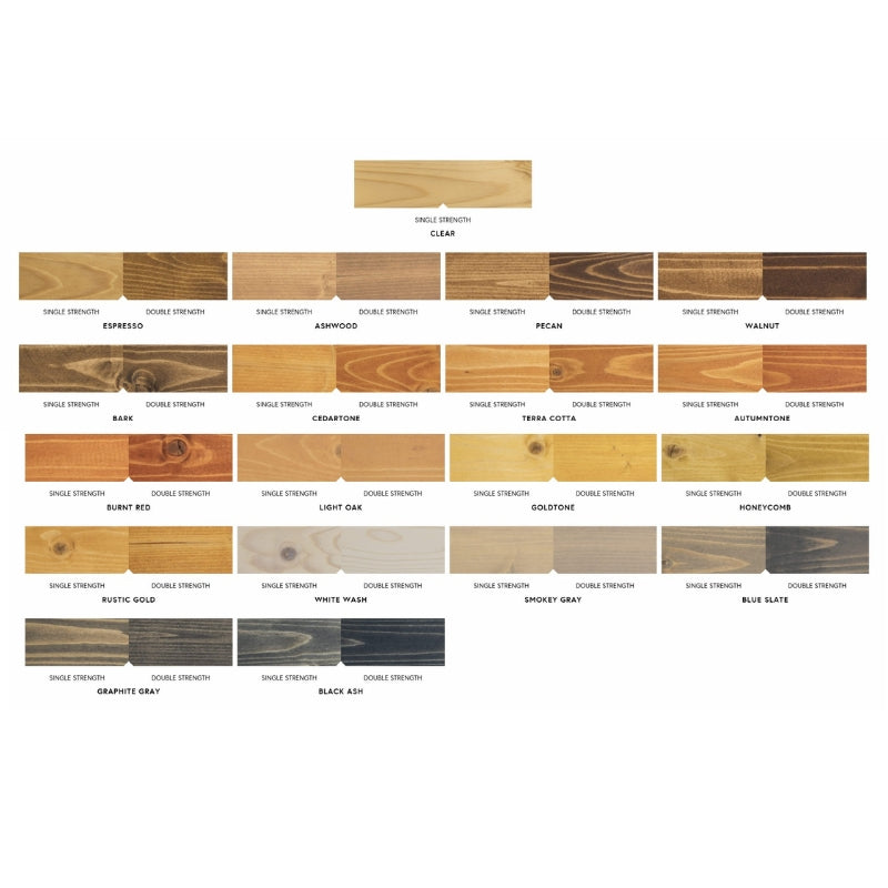 Cutek Extreme finish color swatch chart on a white background