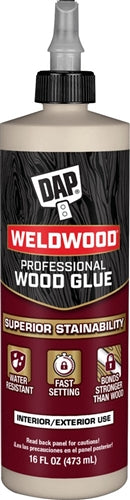 DAP Weldwood Professional Wood Glue 16 Oz Bottle