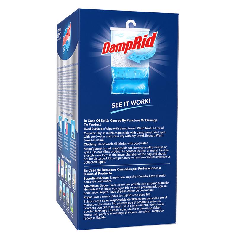 DampRid Hanging Moisture Absorbers side label