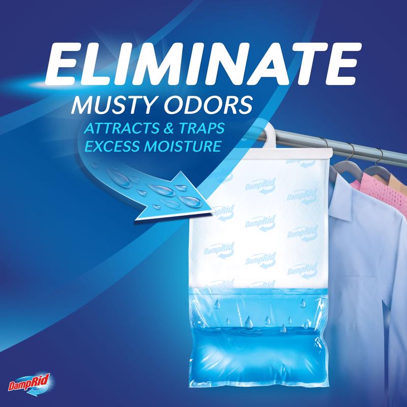 DampRid Hanging Moisture Absorbers eliminates odors