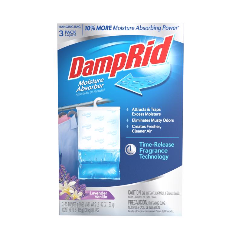 DampRid Hanging Moisture Absorbers FG83LVSB Lavender Vanilla Scent