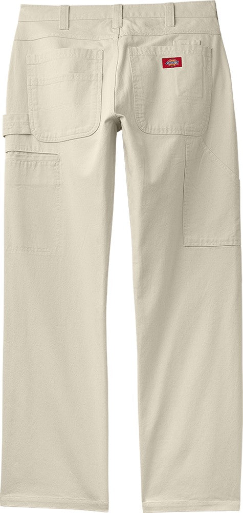 Dickies Natural Relaxed Fit Painter's Pants with a red label on a white background