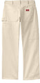Dickies Natural Double Knee Relaxed Fit Painter's Pants with a Dickies logo on a white background