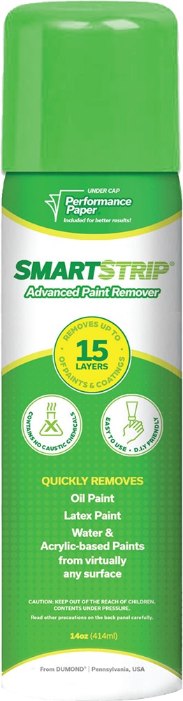 SmartStrip Advanced Paint Remover can with green and white design