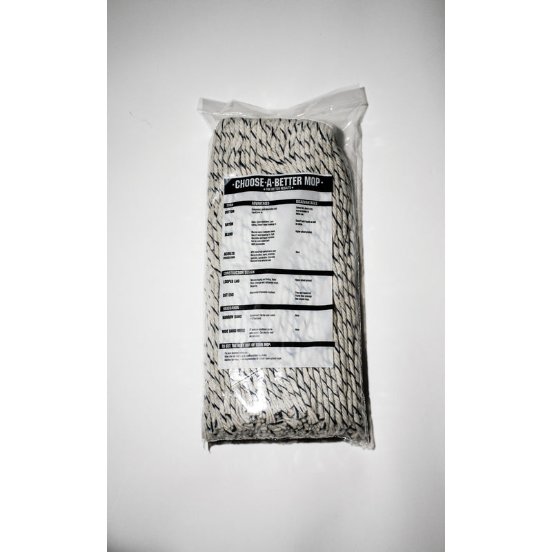 Elite #12 Household Cotton Mophead 102-4PLY-#12 back package label