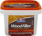 Elmer's Carpenter's Wood Filler 16 oz container with orange lid and label.