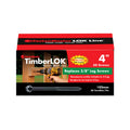 FastenMaster TimberLok Heavy Duty Wood Screws 4 inch box