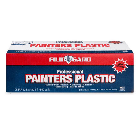 Film-Gard 0.35 mil Painter's Plastic 12 ft x 400 ft