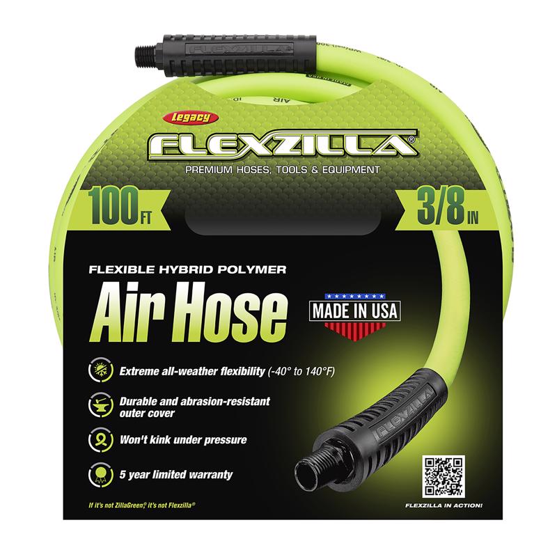 FlexZilla Flexible Hybrid Polymer Air Hose 100 Ft