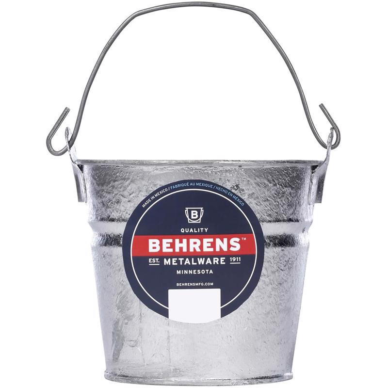 Behrens G100 Hot Dipped 2 qt Galvanized Pail