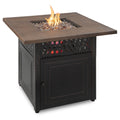 Endless Summer Donovan 38 in. W Steel Transitional Square Propane Fire Pit GAD19102ES