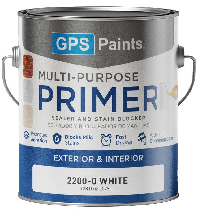 GPS Paints 2200 Multi-Purpose Primer gallon can on white background