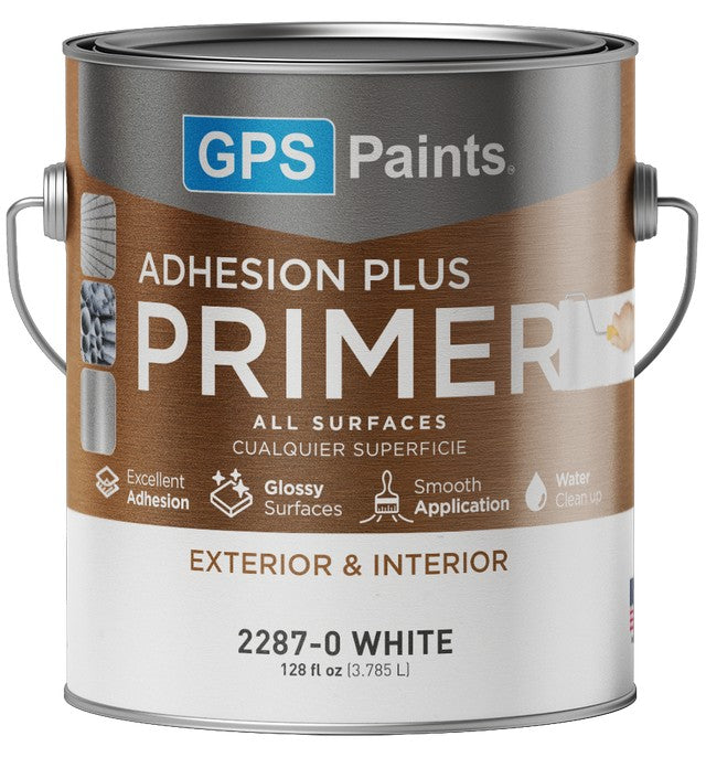 GPS Paints 2287 Adhesion Plus Primer Gallon Can on white background