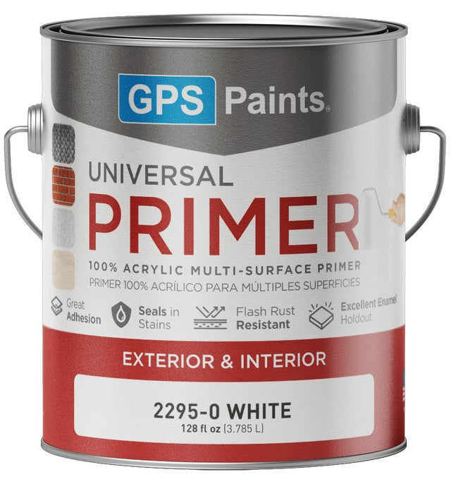 GPS Paints 2295 Universal Primer Gallon Can on white background
