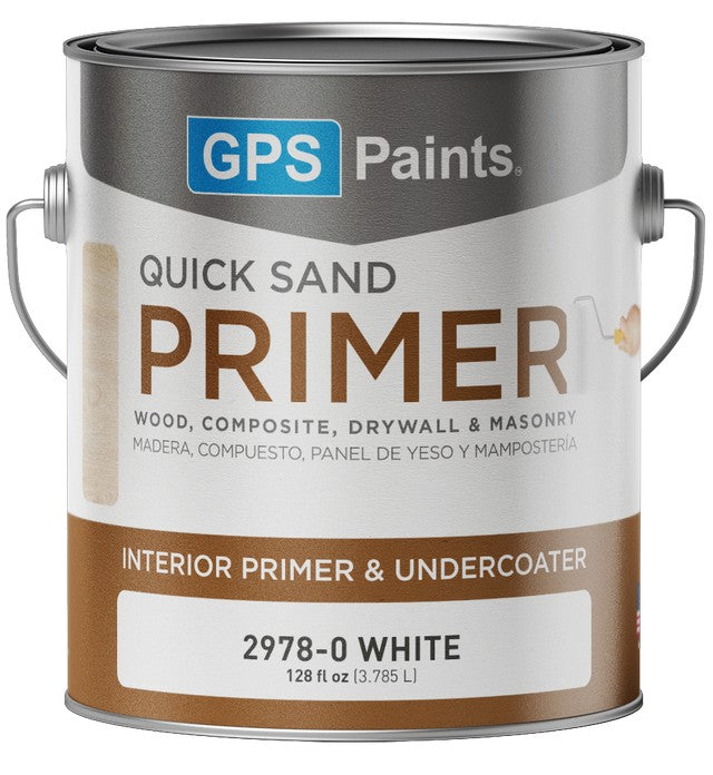 GPS Paints 2978 Quick Sand Primer Gallon Can on white background