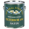 General Finishes Exterior 450 Gallons Satin finish can on a white background