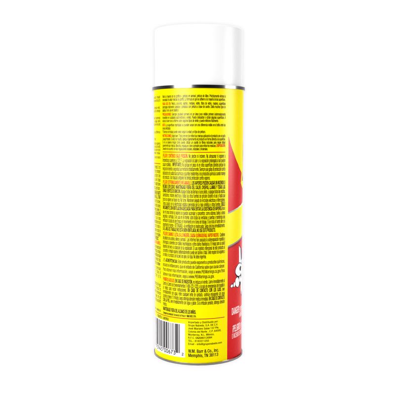 Goof Off Graffiti Remover Pro Strength Can Back Label