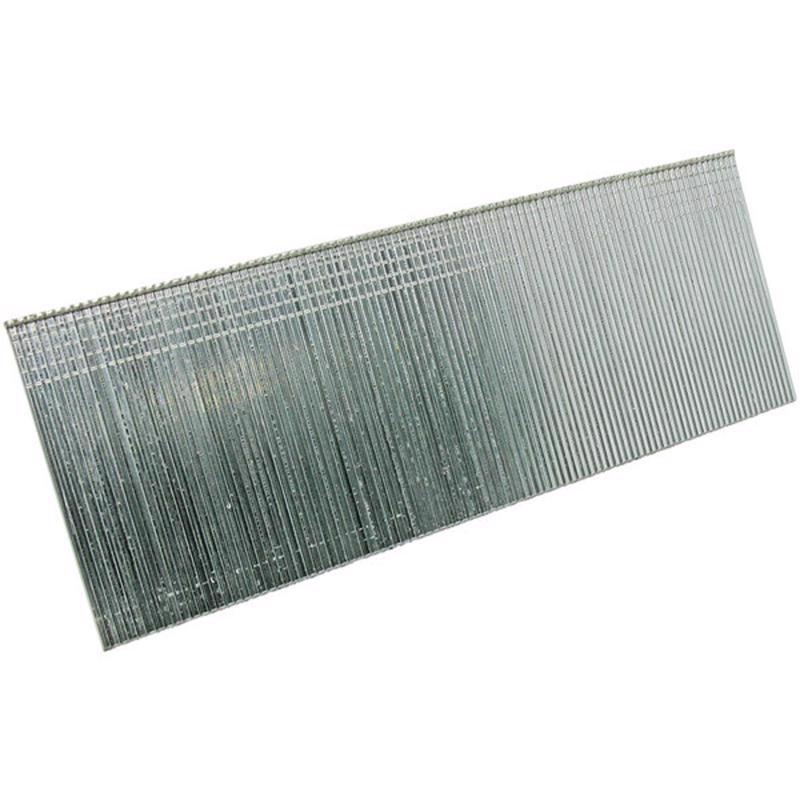 Grip-Rite Straight Strip Electro Galvanized Finish Nails shown unpackaged on a white background.