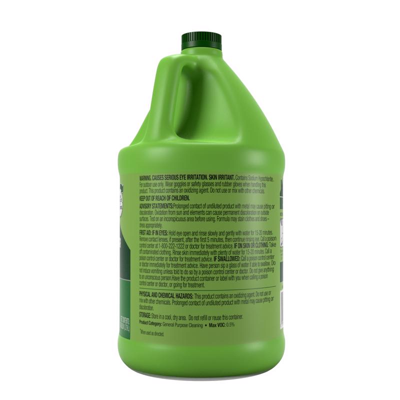 Safety label for Home Armor Outdoor Cleaner Concentrate on a white background
