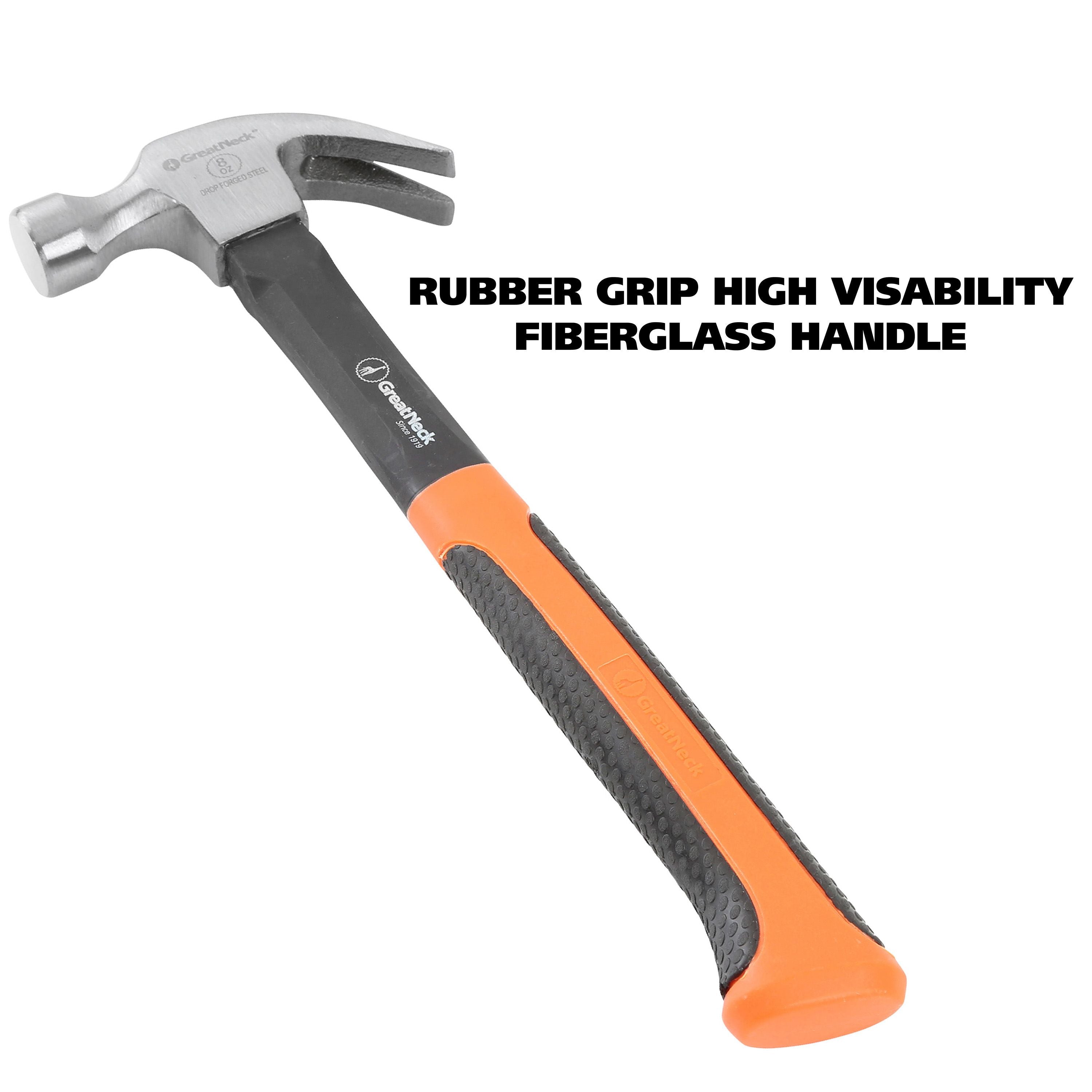 Great Neck 8 Oz Fiberglass Curved Claw Hammer HG8C-5