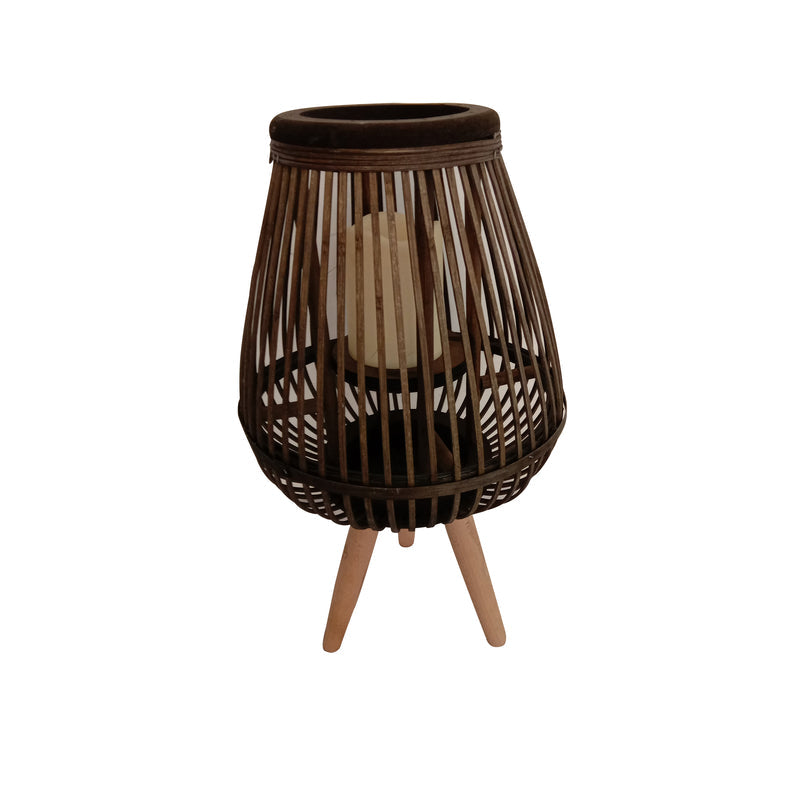 Infinity 18.5 in. Bamboo Lantern Brown HY8039C