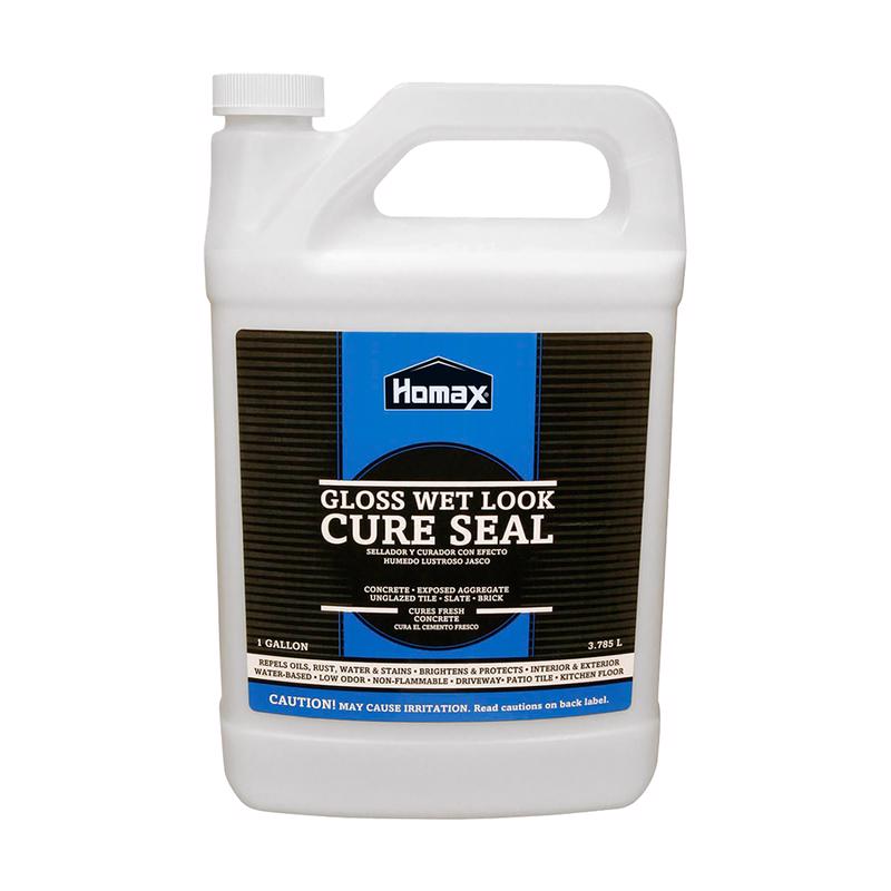 Homax 0613 Gloss Wet Look Cure Seal Clear Water-Based Sealer Gallon 0613