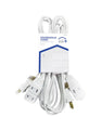 Home Plus Indoor 6 ft. L White Extension Cord 16/2 SPT-2 IN162PT206WHHP