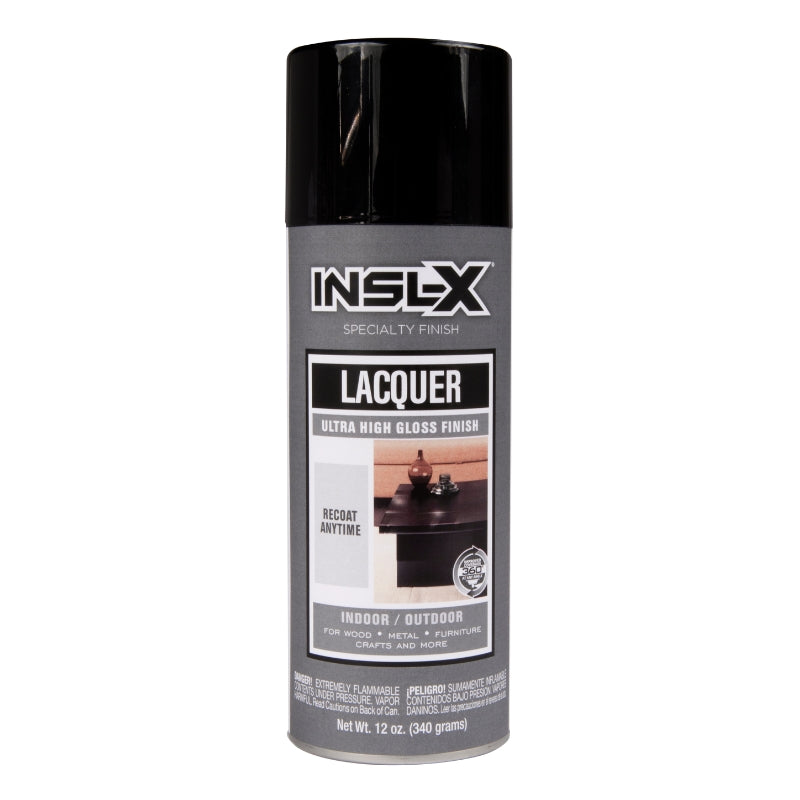 INSL-X Lacquer spray can on a white background