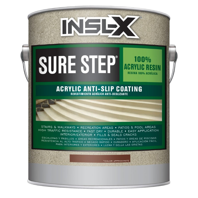INSL-X Sure Step acrylic anti-slip coating container on a white background
