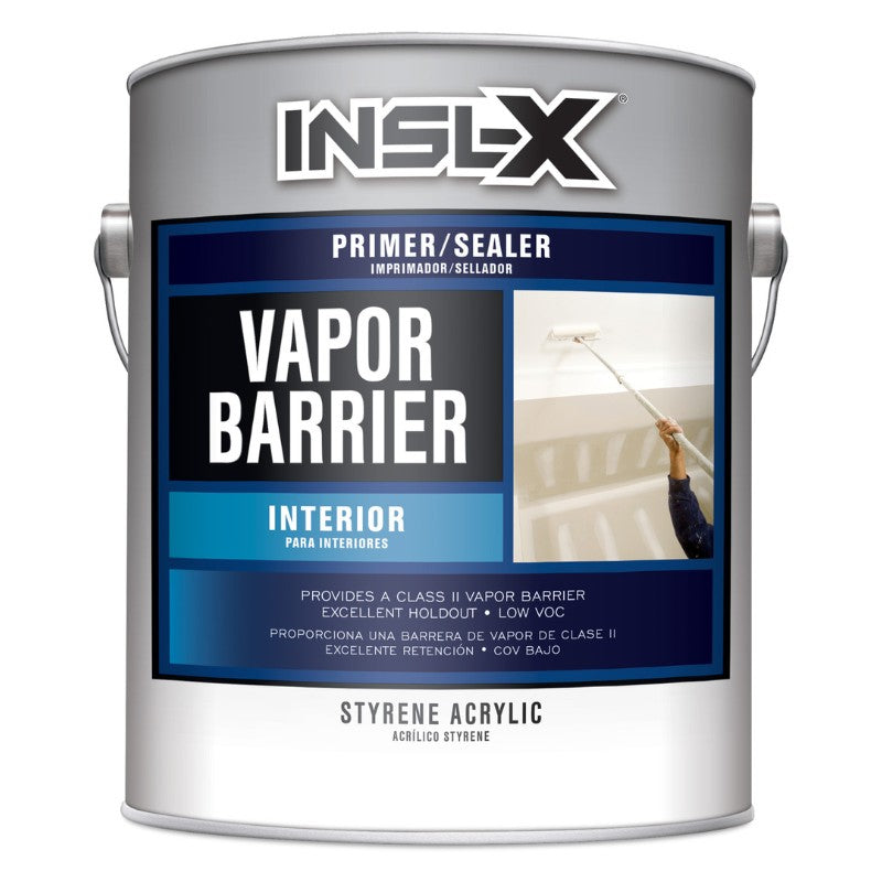 INSL-X Vapor Barrier paint can on a white background