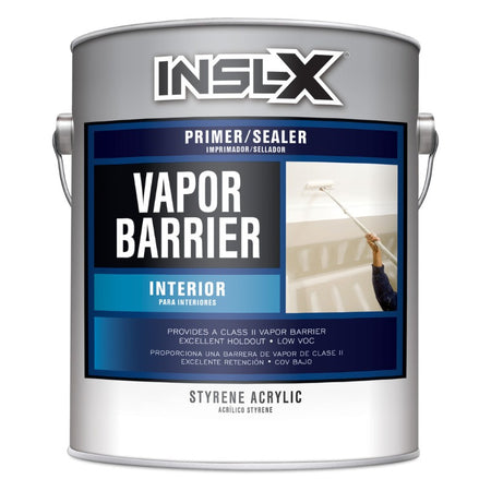 INSL-X Vapor Barrier paint can on a white background