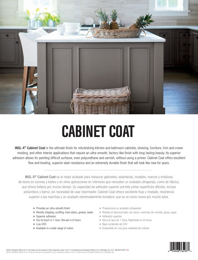 Insl-X Cabinet Coat Product Highlights Sell Sheet