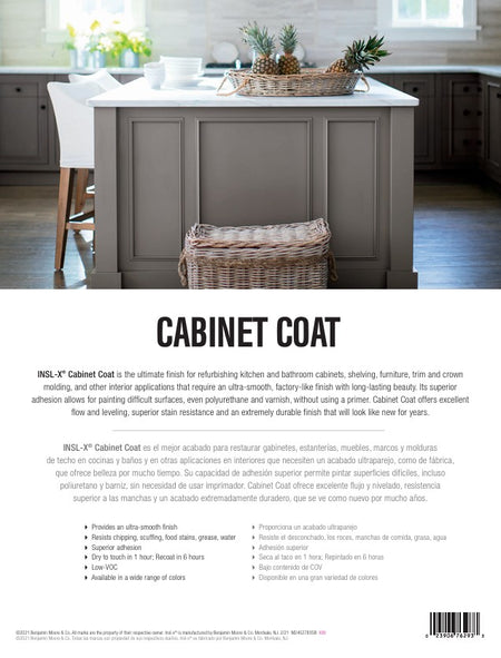 Insl-X Cabinet Coat Product Highlights Sell Sheet