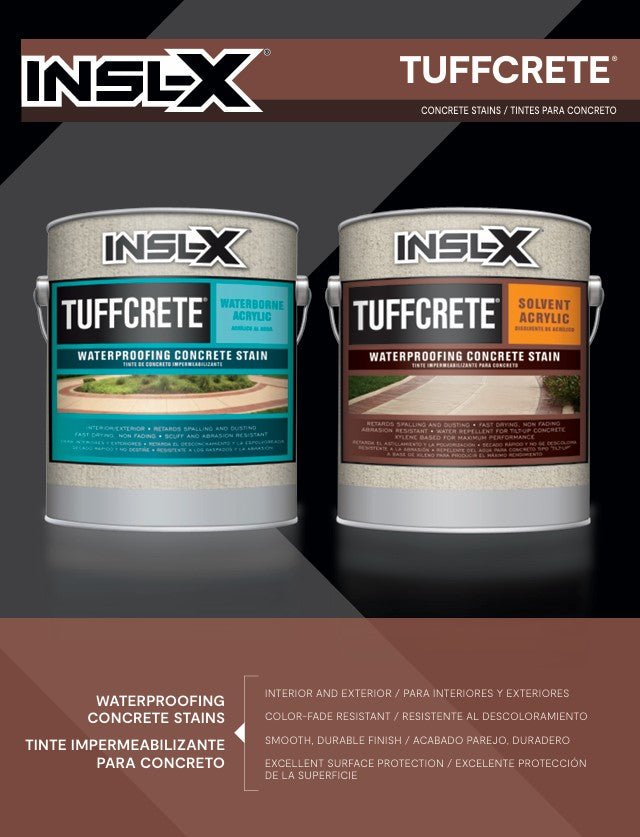 Insl-X TuffCrete Concrete Stain Product Highlights