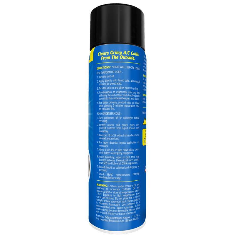 Instant Power Foaming Spray Product Label directions.