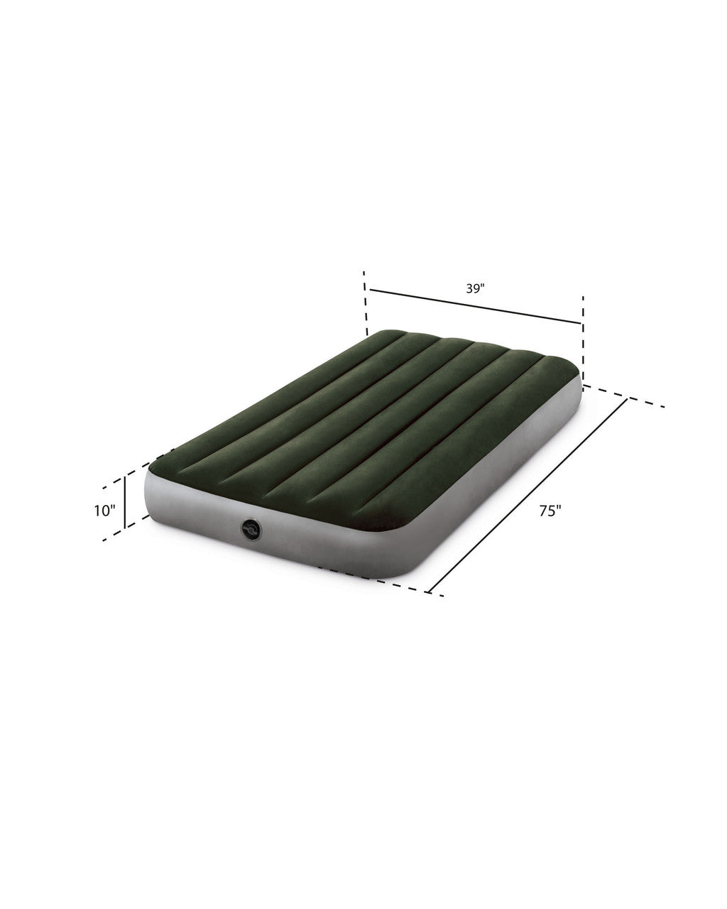 Intex Dura-Beam Air Mattress Twin Pump Included 64777E-1