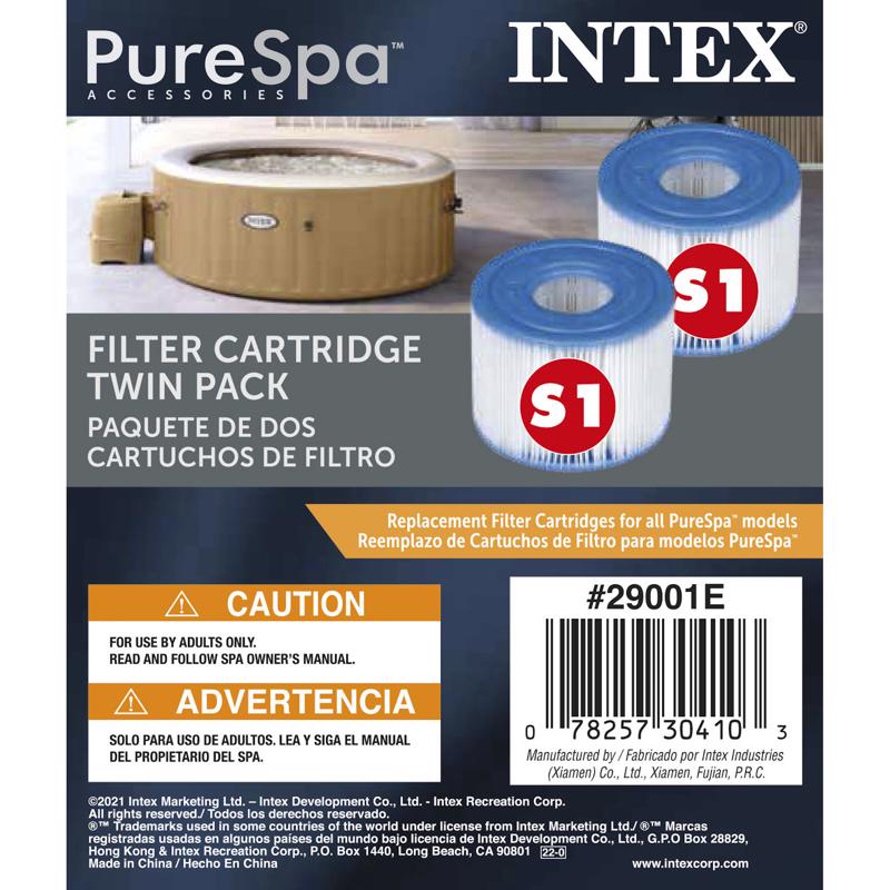 Intex Filter Cartridge S1 Twin Pack 29001E-1