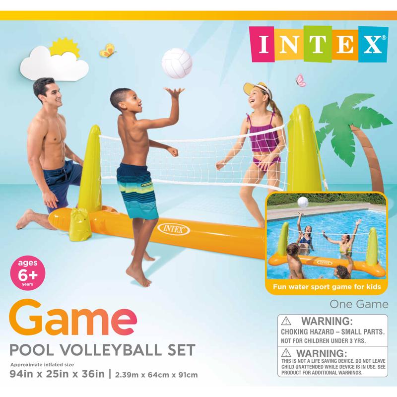 Intex Pool Volleyball Game Set 56508NP | Inflated Size 239x64x91cm | A Intex Pool Volleyball Game Set 56508NP | Inflated Size 239x64x91cm | A